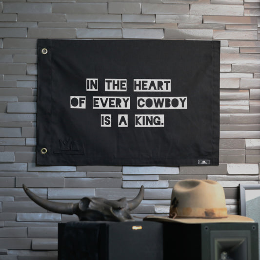 Cowboy and King Co. Branded Flag